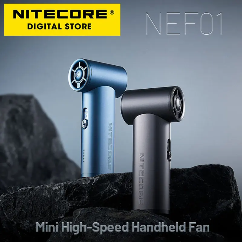 NITECORE NEF01 Mini Handheld Fan 166g Portable Pocket