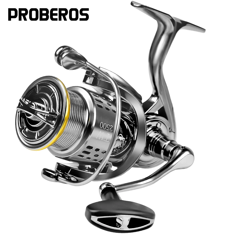 

PROBEROS Spinning Reel 5.1:1 5.5:1 High Speed Fishing Reel CNC Machine Alloy Coil Fishing Wheel Right&Left Inter-changeable Hand