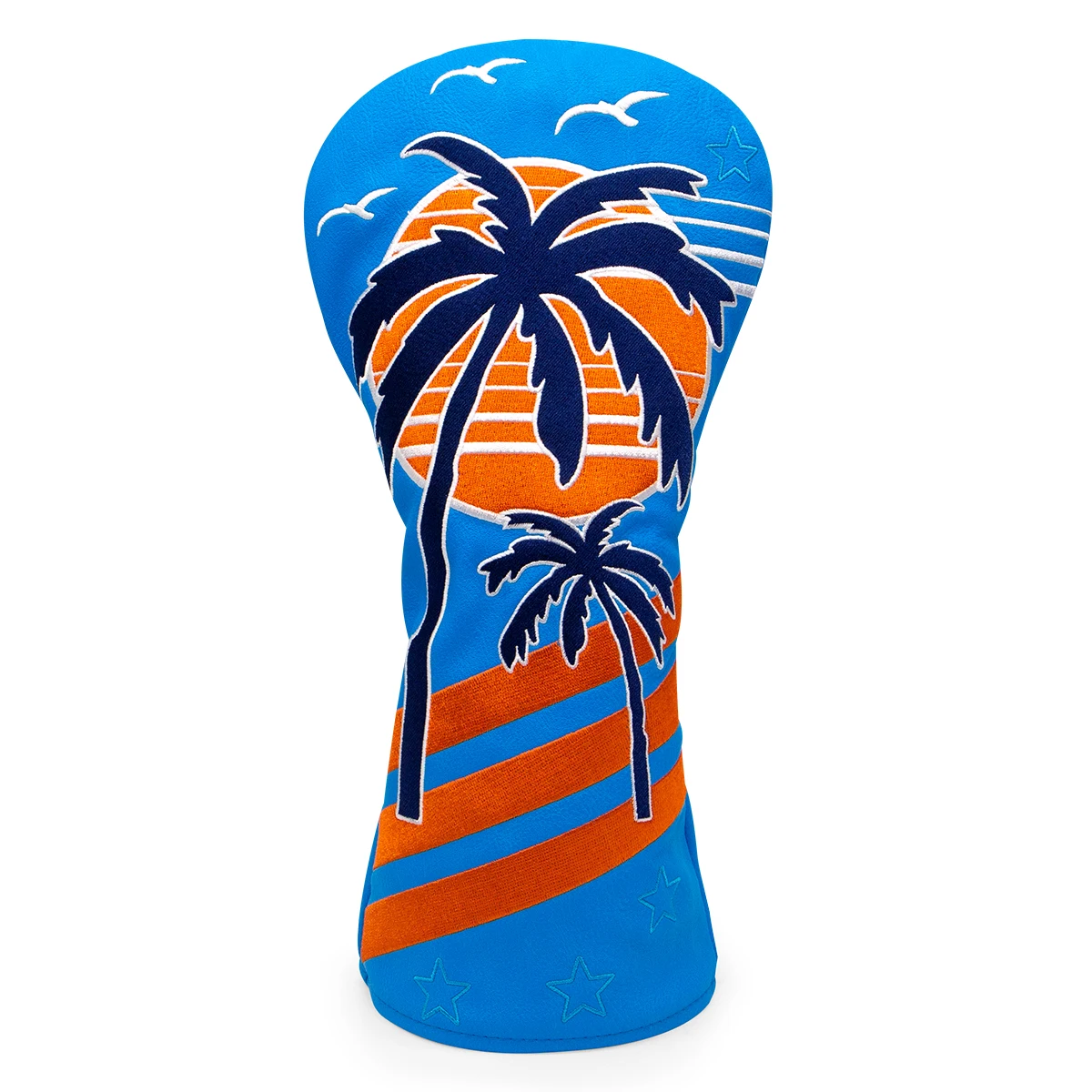 Palm Hawaii Blue Fashion Premium Leather Golf Headcovers
