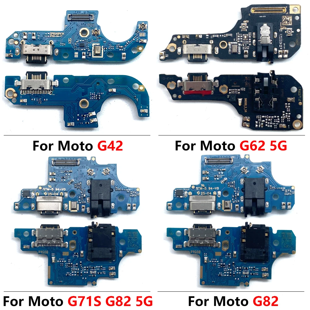 Placa de Conector de Carregamento Usb com Micro Flex para Moto Moto G71s G62 5g G42 G200 G31 g Pure E32 G82 g Poder 10 Pcs 2023 - Image 5