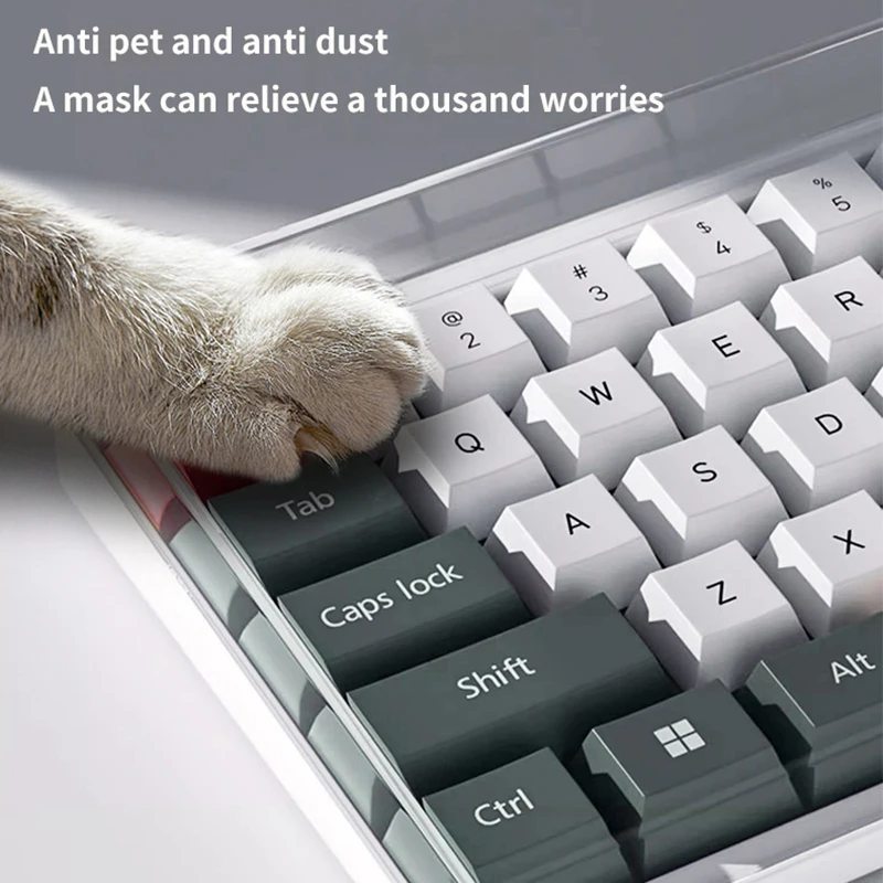 Acrylic Transparent Dust-Proof Mechanical Keyboard Cover