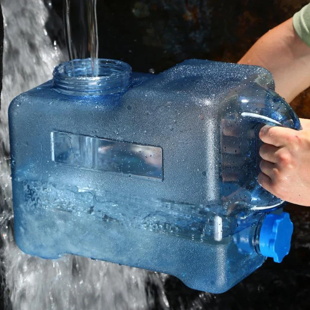 7.5/12/15/19/24L Water Bucket Large Capacity Water Storage Tank Emergency Barrel Container for Vehicle Car Outdoor Camping
