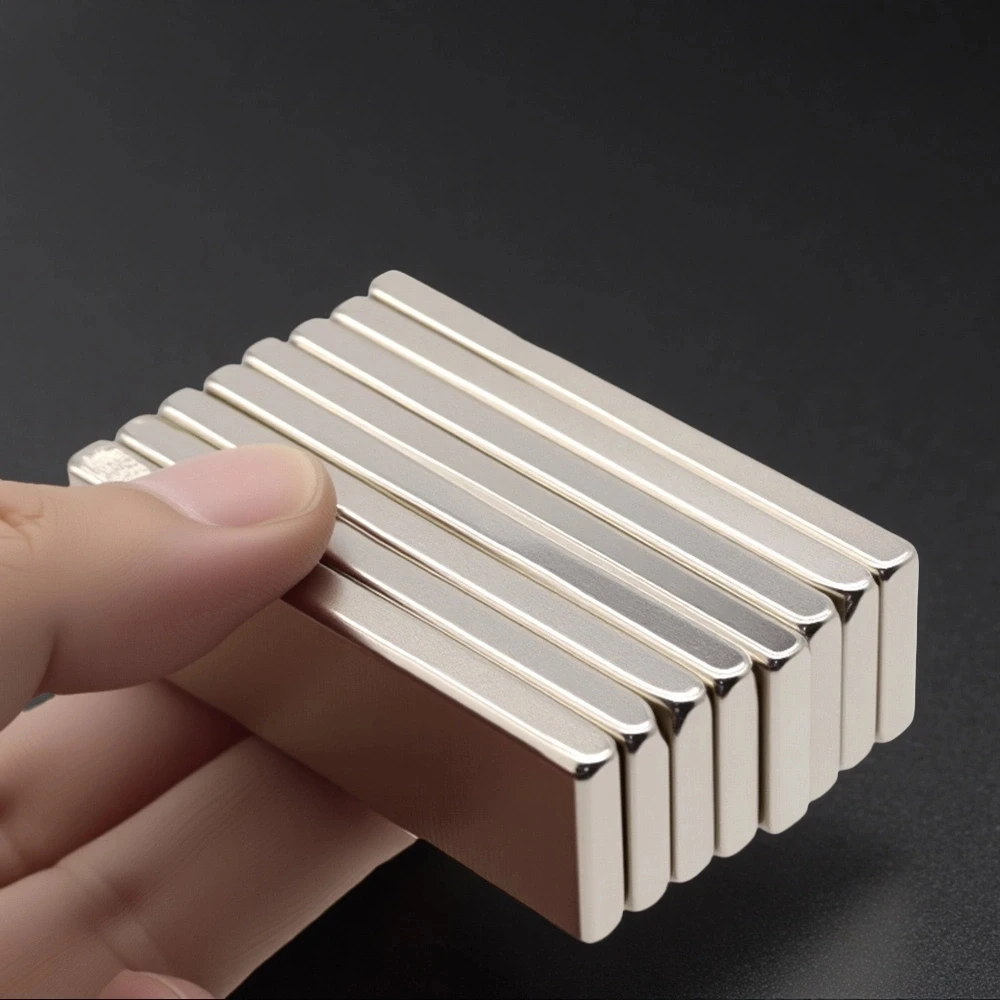 60x20x5mm Superstarker Magnet N35 Block Magnetischer NdFeB Neodym-Magnet Leistungsstarke Scheibenmagnete Kühlschrankmagnete – Detail 4