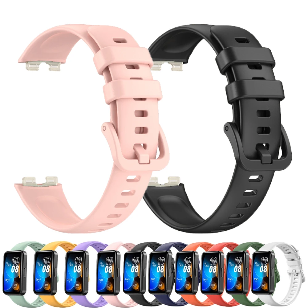 Silicone Smartwatch Replacement Strap - Stylish Wristband Bracelet Accessory