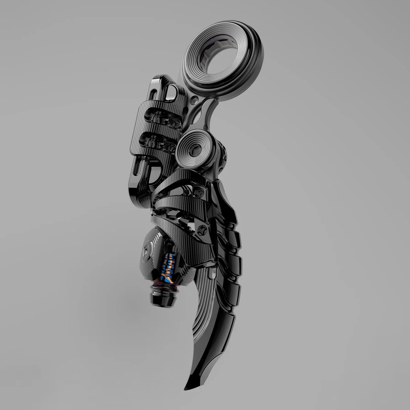 WANWU EDC 外骨格機械式磁気スライダーそわそわおもちゃ大人の感覚