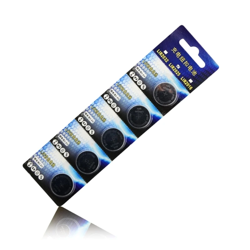 

2024 New 1 Set 35mAh 3.6V Button Cell LIR2025 Long Lasting Power Supply Source LIR 2025