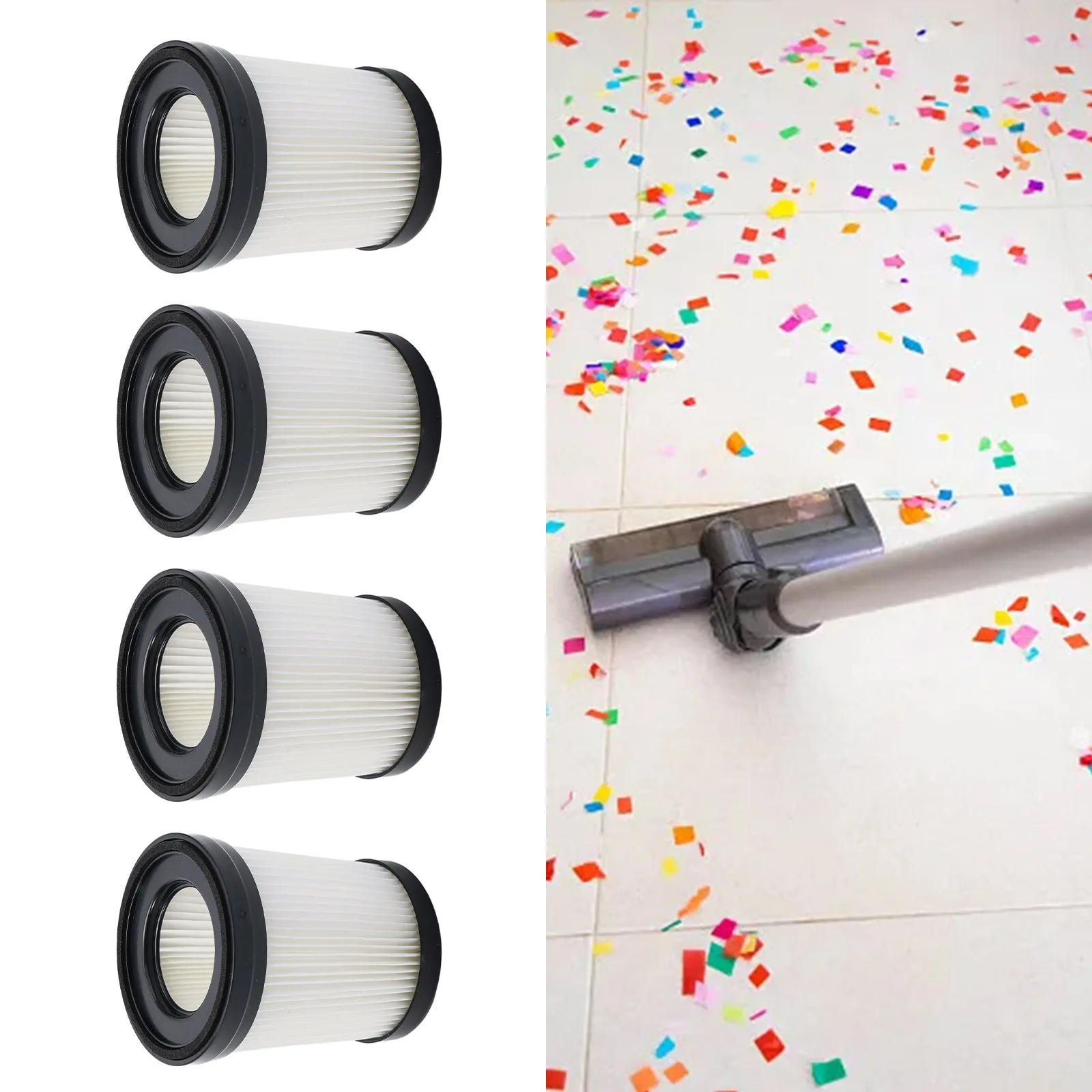 2/4 Pz Filtro Per Lubluelu 202 Aspirapolvere Cordless Per Oraimo Osv-102 Sostituzione Robot Spazzatrice Pezzo Di Ricambio