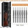 Tools Packaging Fireproof Biometric Gun Cabinet, Large Long Gun Safe for Rifles and Shotguns, with Detachable Gun Rack Tools 3