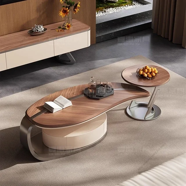 Designers Tables basses italiennes moderne Simple Salon hôtel Tables basses canapé côté Salon meubles de maison Stolik Kawowy FYCT 1