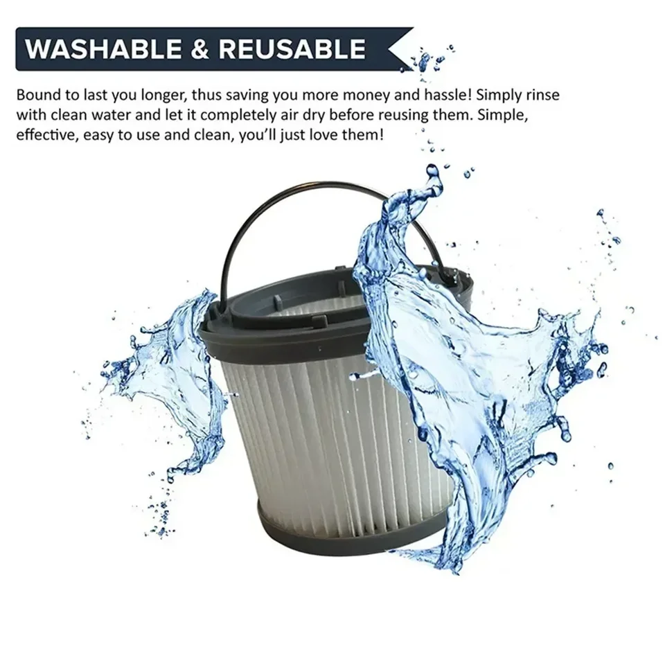 Daaxing 2/4/6 Stks HEPA Filters Voor Zwart*Decker DVA315 DVA320 DVA325