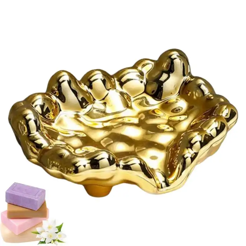 

Self Draining Kitchen Tray Electroplating Kitchen Sink Tray Organizer Punch-free Hot Stamping Style Drain Box For Jewelry