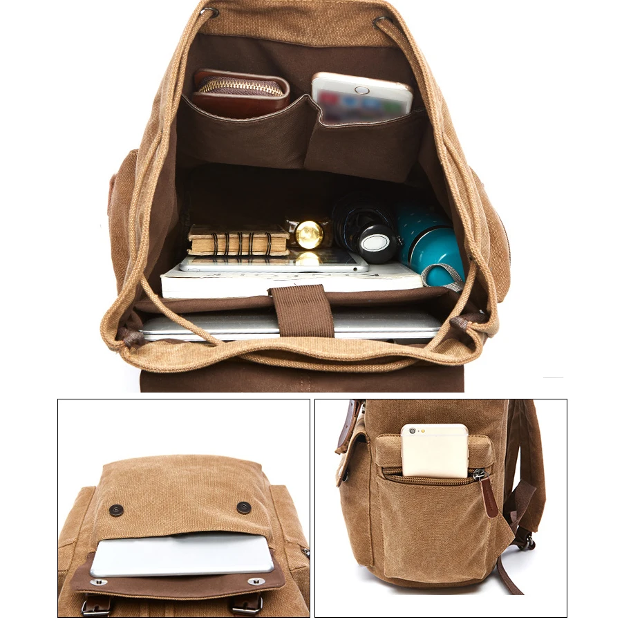 backpack Flap Backpack Laptop Backpack Travel Backpack Luggage Bag Rucksack Large Capacity Oversized Functional Portable For Tra 3