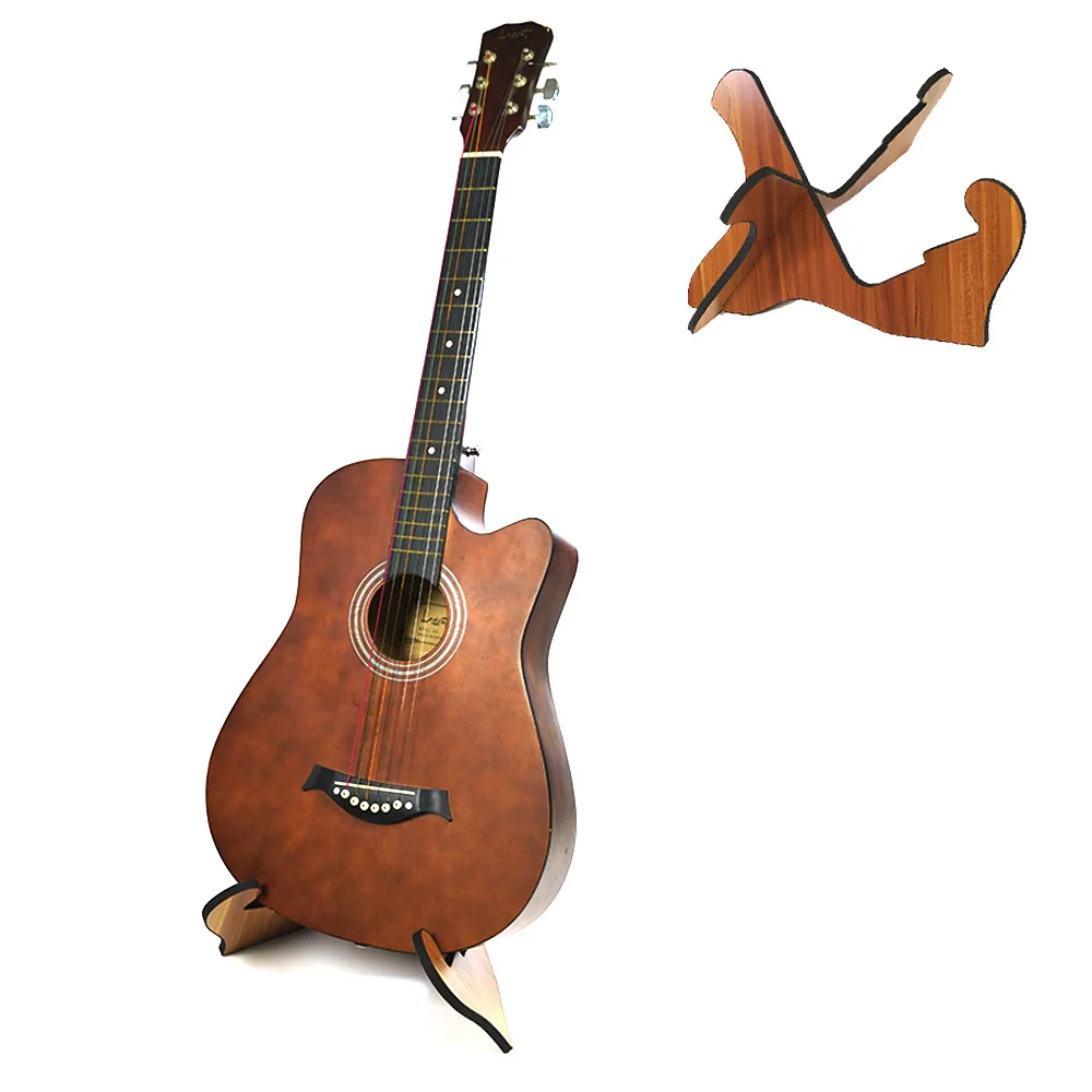 Guitar Holder Solid Wood Thicken Material Electric Guitar Stand