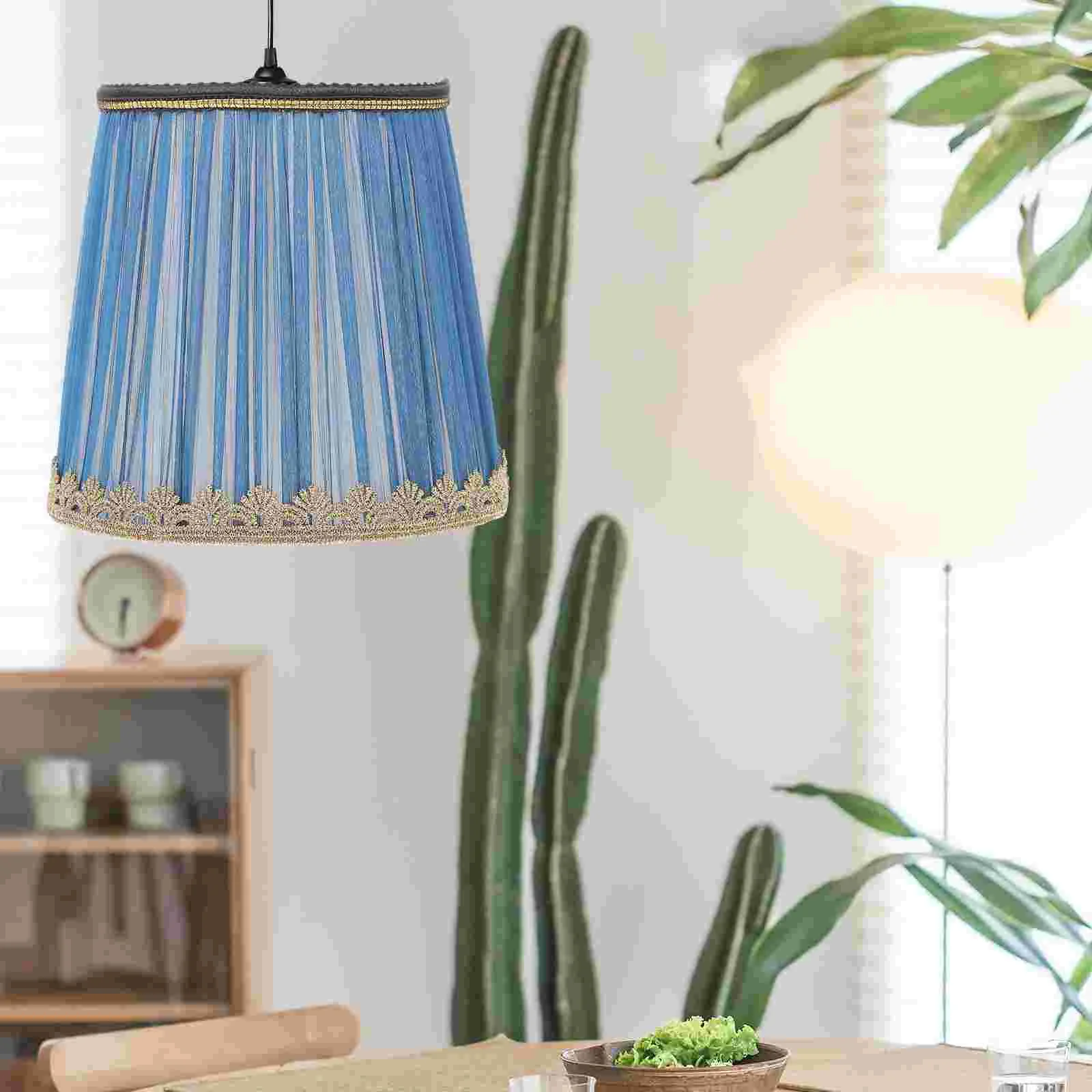 

English title: Osaladi Lamp Shades Lamp Cover Small Lamp Shade Royal Bell Fabric Lampshade Table Lamp Floor Light Table