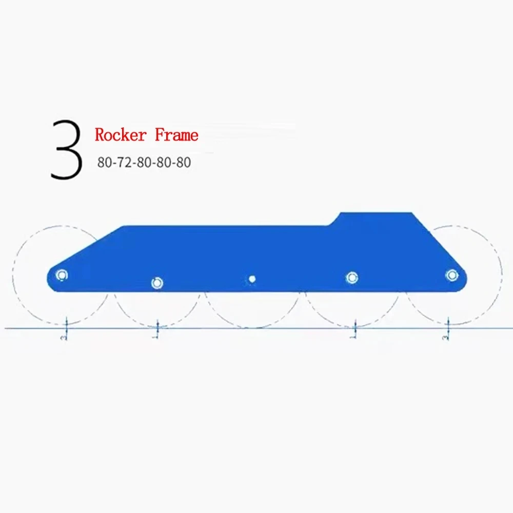 Inline Skate Frames 4x90/3*100mm Speed Skating 273mm Wizard Pitch 150-195mm Mounting Speed Slalom Base Patines Chassis roller skate frame