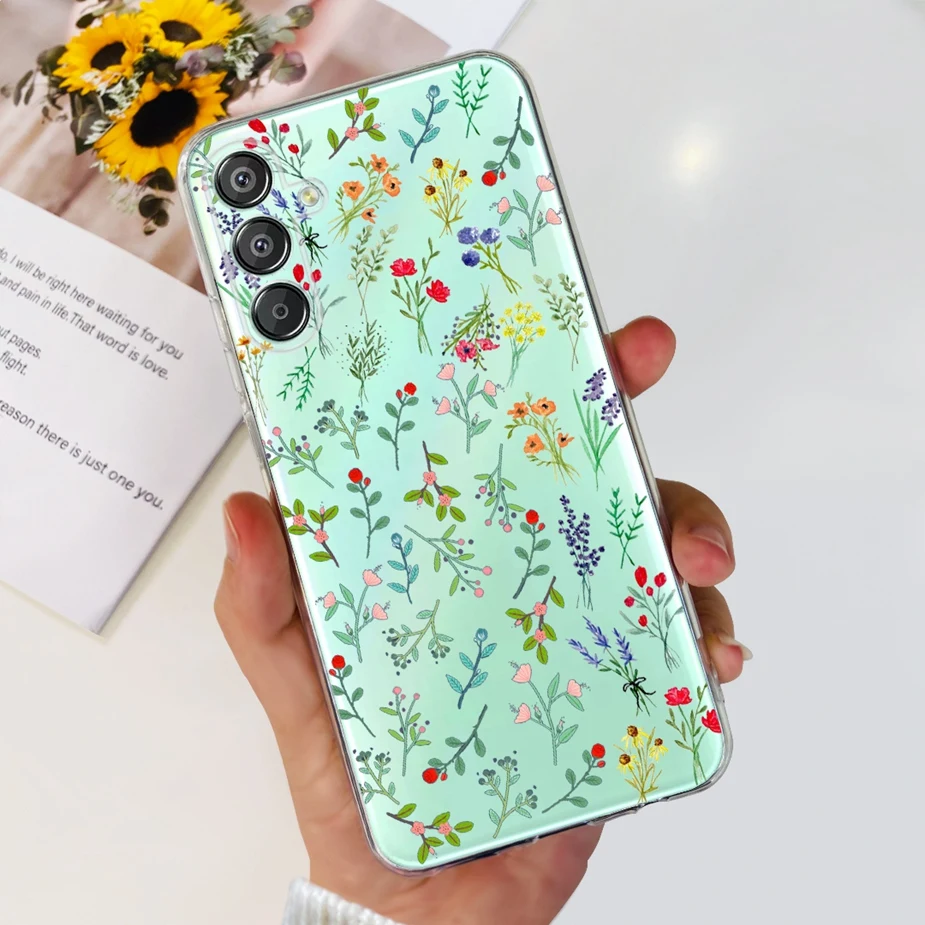 New Fashion Painted Clear Silicone Soft TPU Phone Case Bumper