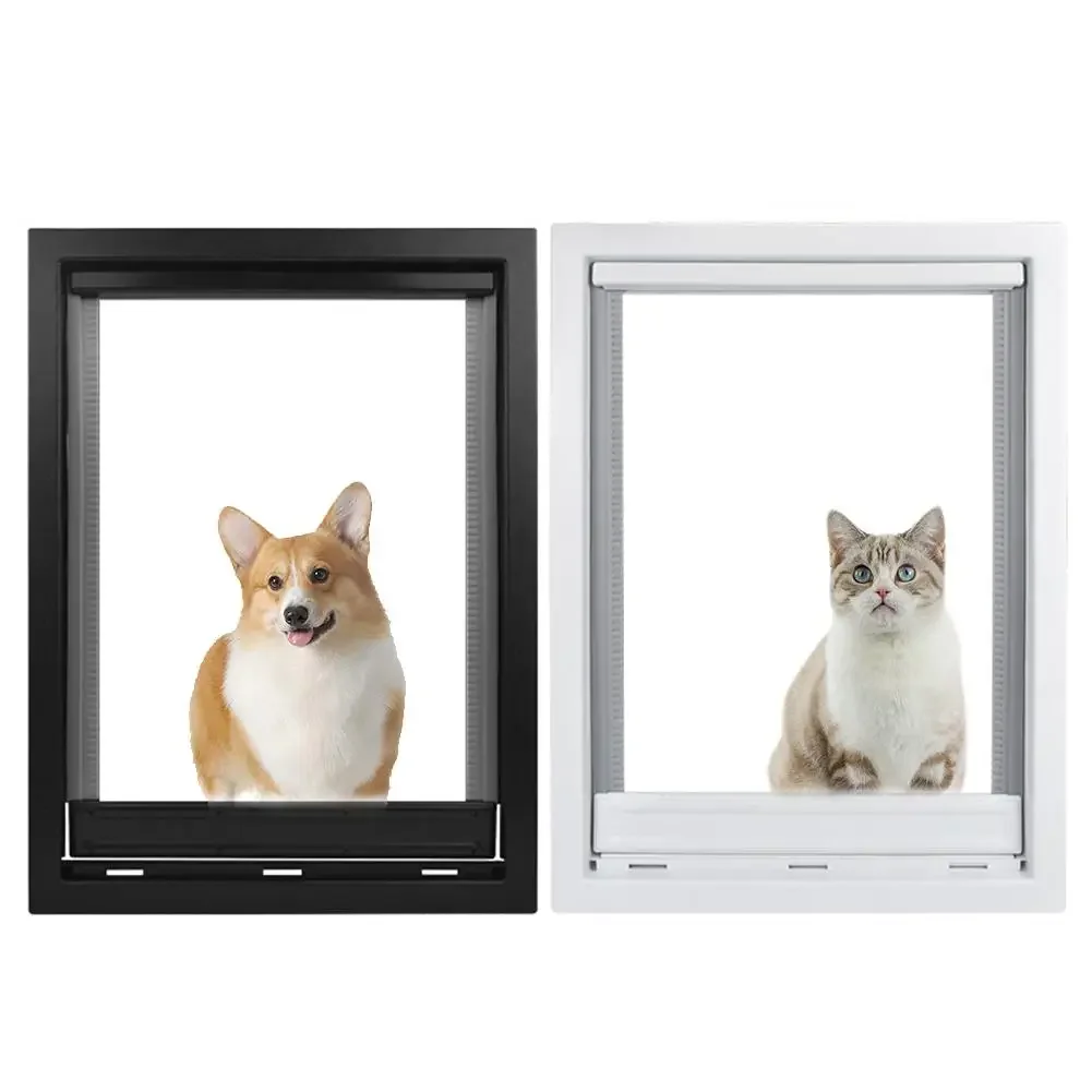 Wall Pets Door Strong Magnet Positioning Scratch Resistant Flap Premium Weatherproof Dog Gate For Small Medium Large Dogs Cats