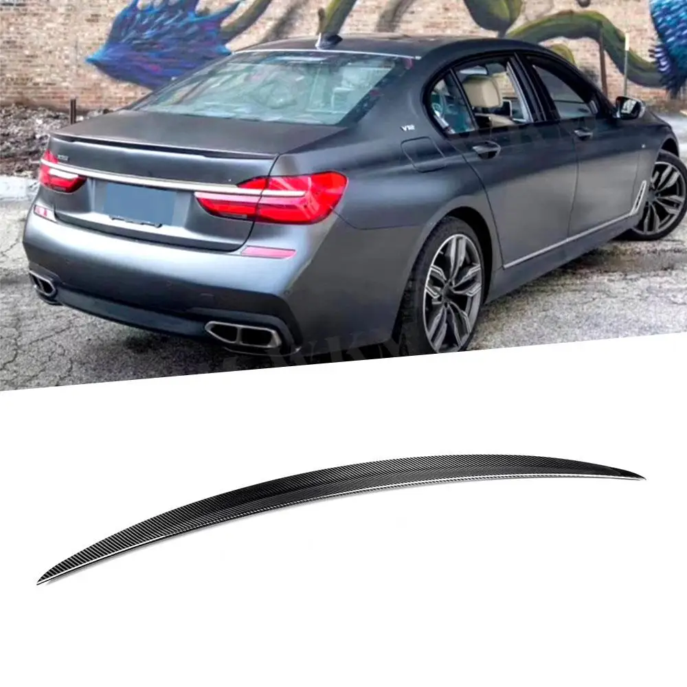 

Сухой задний спойлер из углеродного волокна для BMW 7 серии G11 G12 730i 740i 750i Sedan 2012-2021, задний спойлер для багажника, крыло крышки