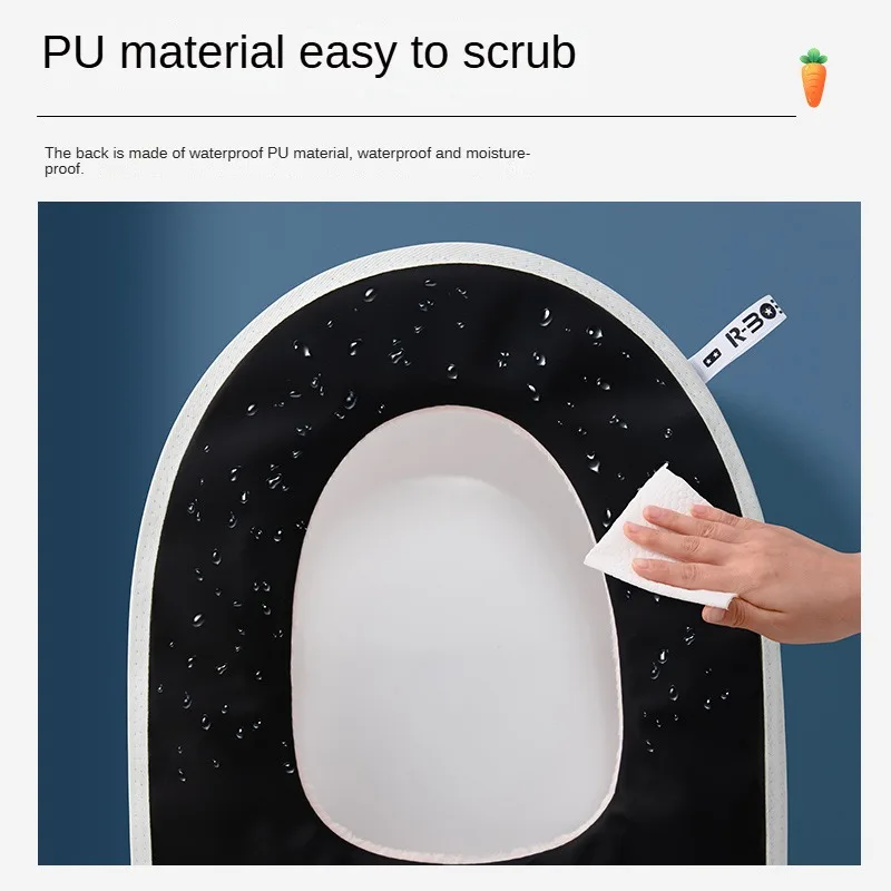 New Thick soft Toilet Mat Autumn Winter Universal case for Toilet Cushion WC Cape Warm Home Bathroom Potty Accessories pad Cover 4