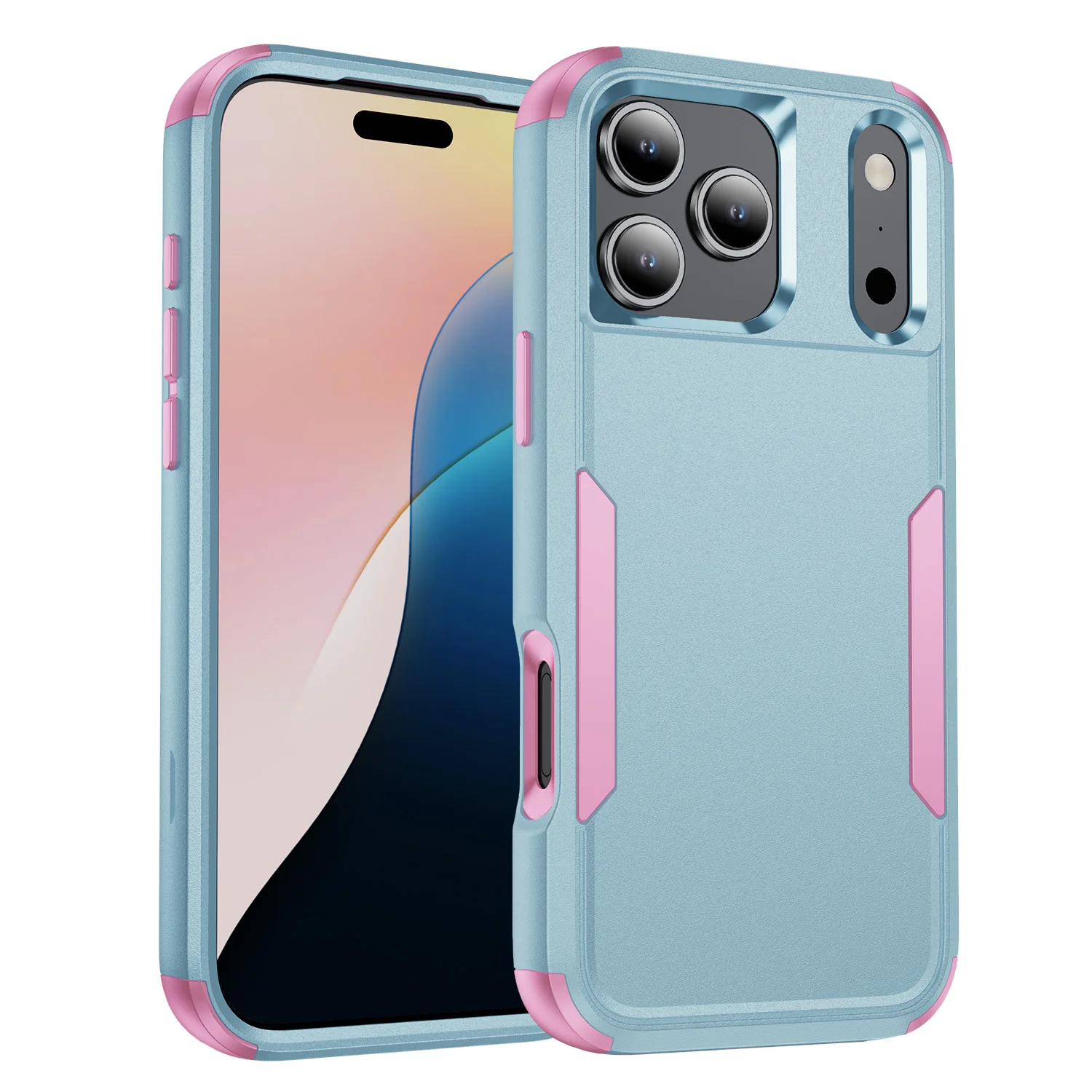 Durable Shockproof Protective Phone Case - 2 in 1 Heavy Duty Cover