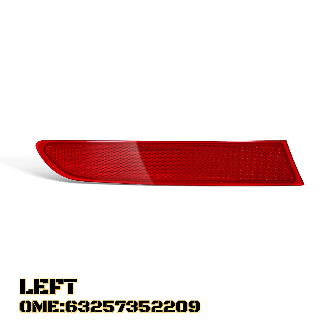 63257352209 63257352210 BMW X3 F25 2014 2015 2016 2017 리어 범퍼 리플렉터 테일 브레이크 경고 정지등