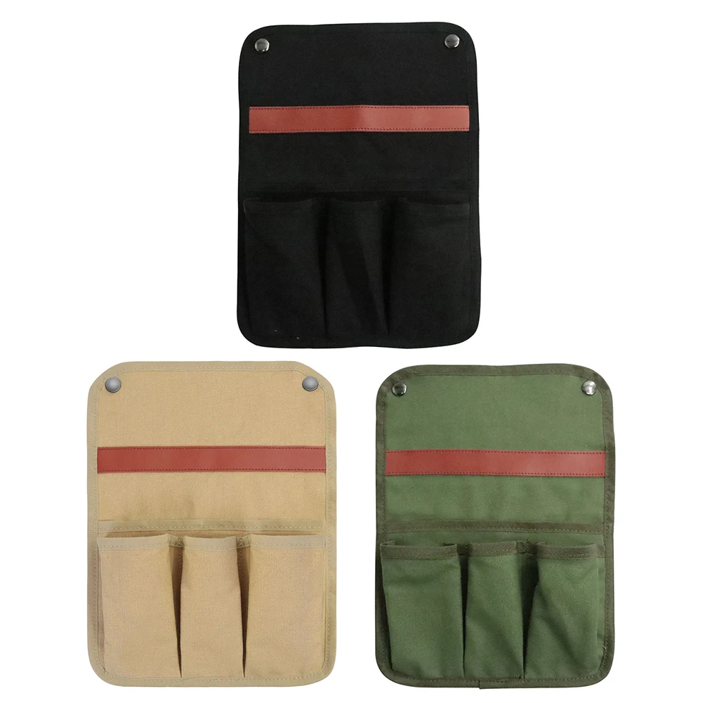 

1pc Chair Side Pocket Camping Beach Chair Side Pocket Wear-resistant Chair Armrest Hanging Bag Resistance Storage Bag