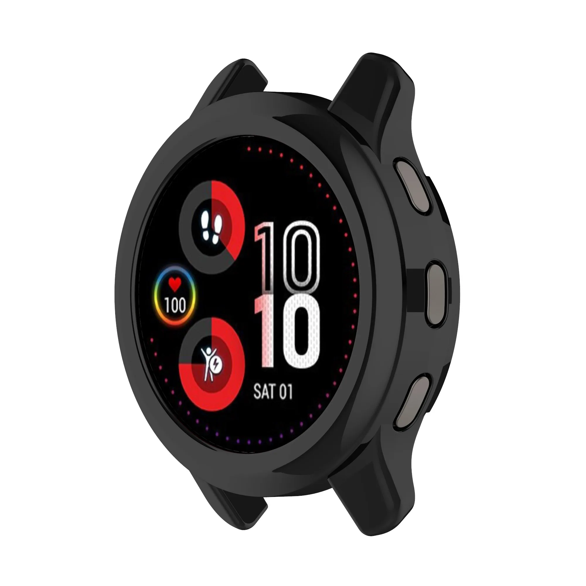 Silicone Protective TPU Frame Bumper for Smartwatch - Enhanced Protection Cover Sleeve