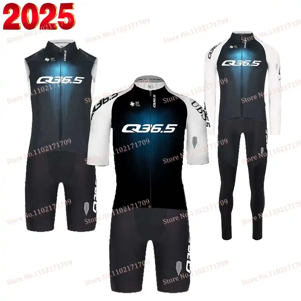 Pro Team Q36.5 Cycling Jersey Set Short Sleeve Switzerland Cycling Clothing Summer Road Bike Shirts Suit Bicycle Bib Shorts
