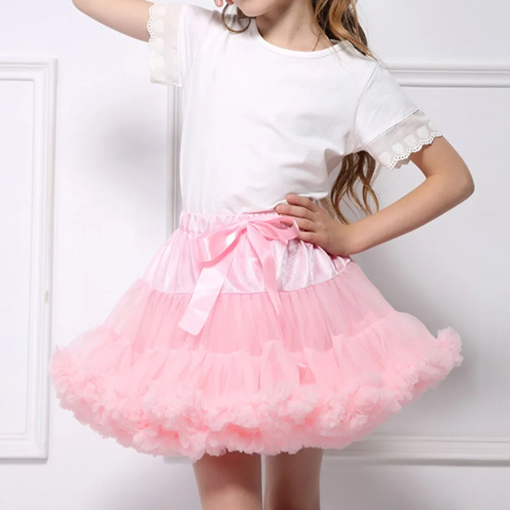 black mini skirt Fashion Fluffy Tutu Skirts Chiffon Teenage Girl Adualt Women Pettiskirts Princess dance wear Party clothes Tulle Skirts black pleated skirt