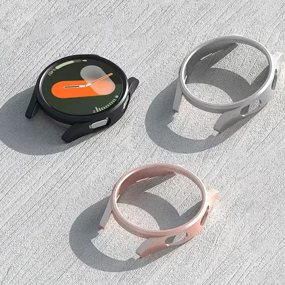 PC Cover for Samsung Galaxy Watch 7 Case 40mm 44mm Accessories Frame Protective Hard Bumper Shell Galaxy Watch7 smart watch cove