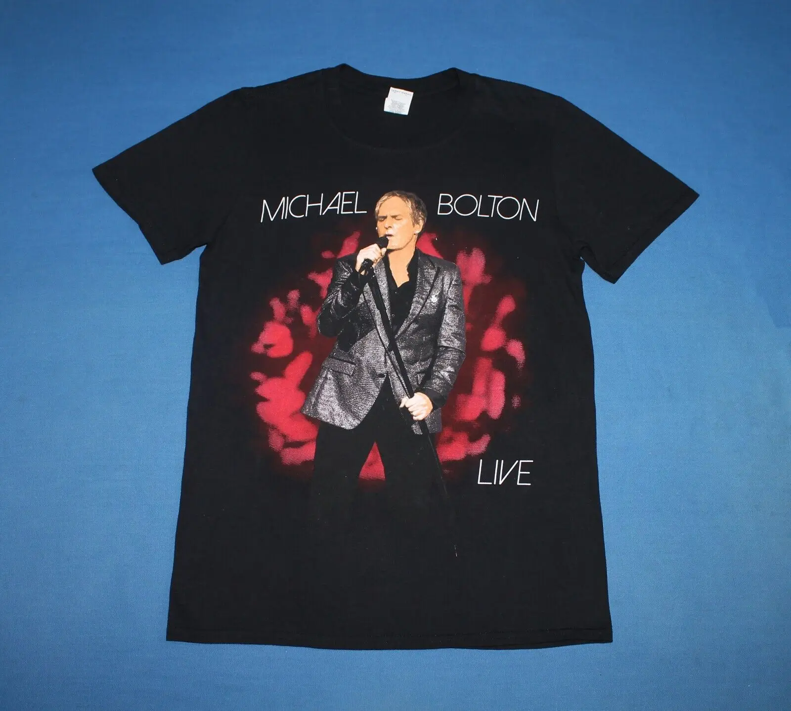 Maglietta Michael Bolton Uk Tour 2021 Hard Rock Heavy Metal Da Uomo Piccole Maniche Lunghe O Corte