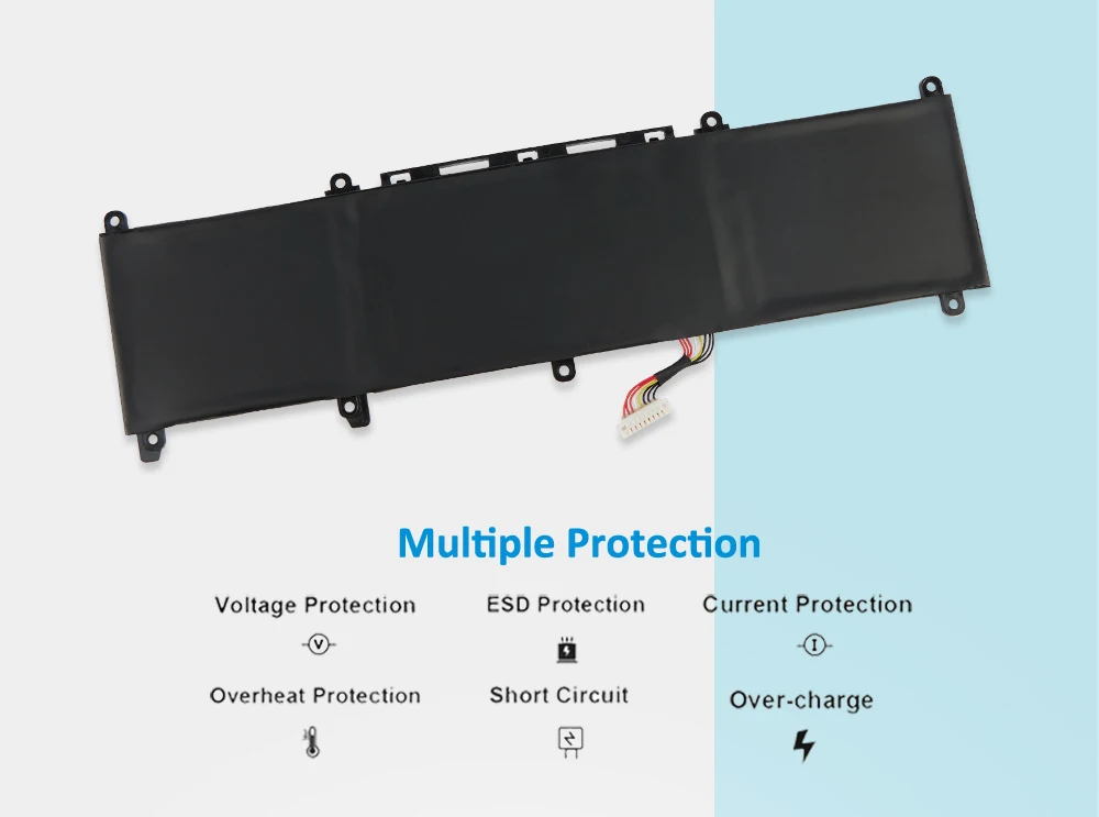 KingSener-Bateria do portátil para ASUS VivoBook S13,