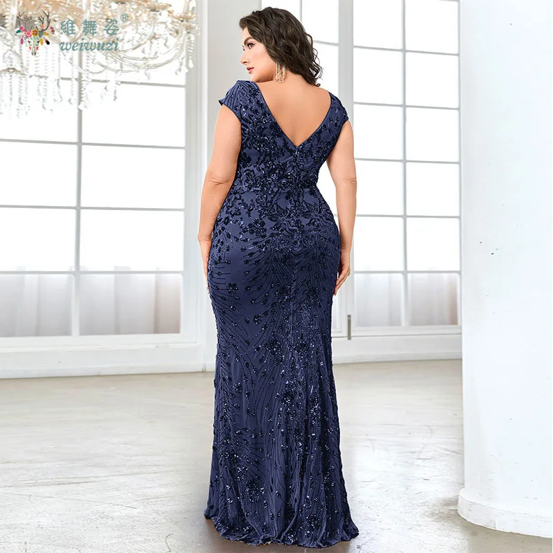 فساتين سهرة ترتر مقاس كبير