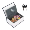 Simulation book safe with lock, password, key box, savings jar, change storage box, metal box, savings jar 5