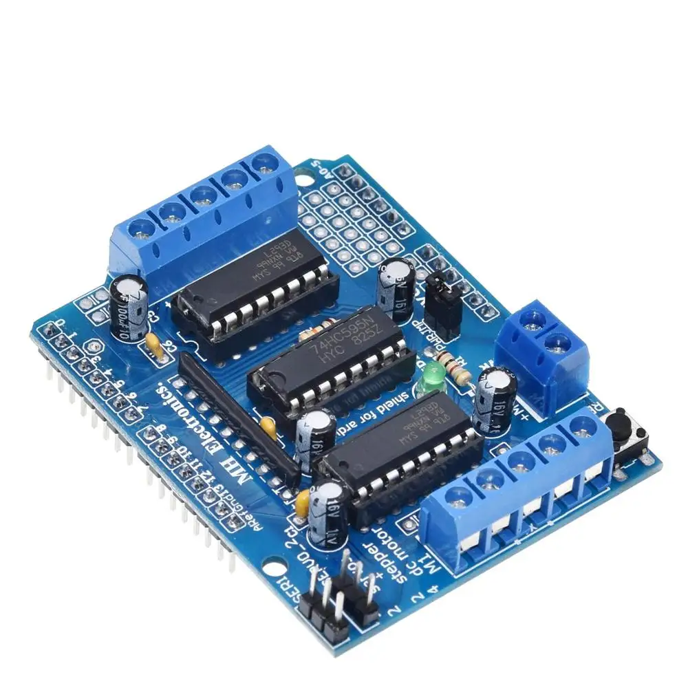 L293D Motor Drive Shield dual Motor drive expansion board motor control shield for arduino Duemilanove