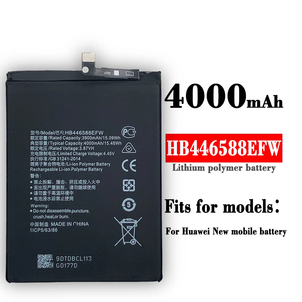 

4000mAh HB446588EFW Mobile Phone Battery For Huawei HB446588EFW Battery