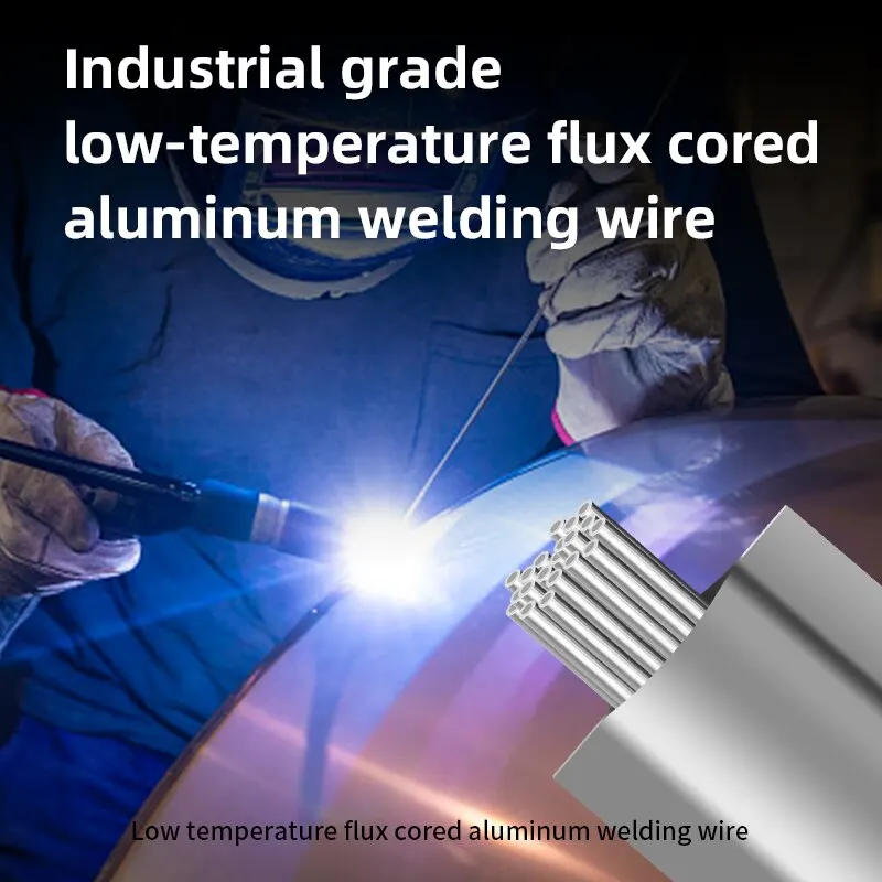 Low Temperature Easy Melt Aluminum Universal Welding Rod Cored Wire Rod Solder No Need Solder Powder Weld Bar for Propane Torch aluminum welding rods