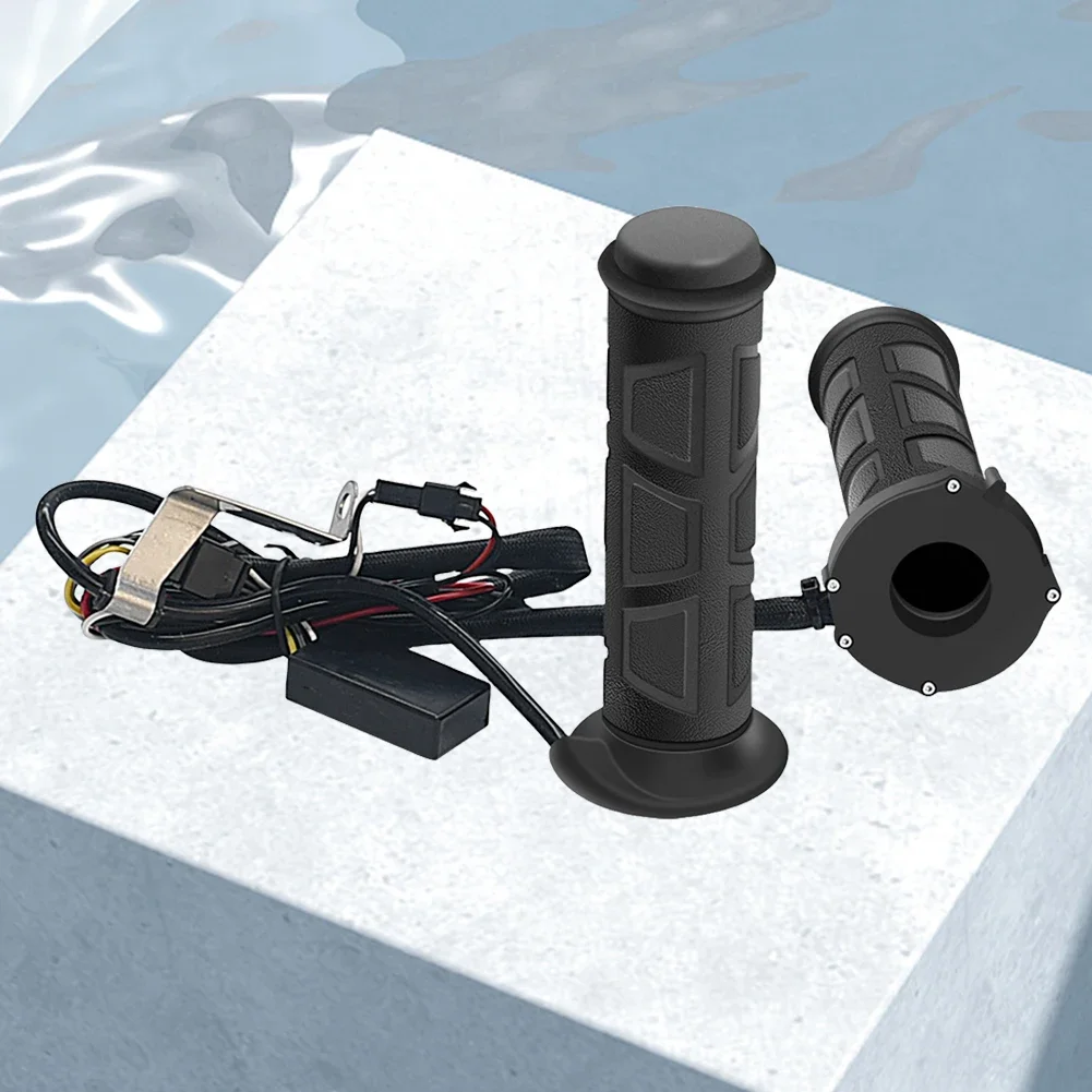 22mm Electric Heating Handle 3 Gear Motorcycle Heating Handlebar Waterproof Electric Hot Heated Grip Motorcycle Parts for Winter