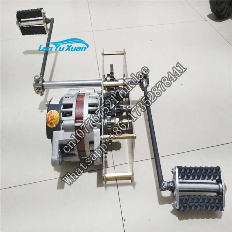 12V 24V 2000W AC Permanent Magnet Brushless High Power Pedal Generator DC Battery Charging