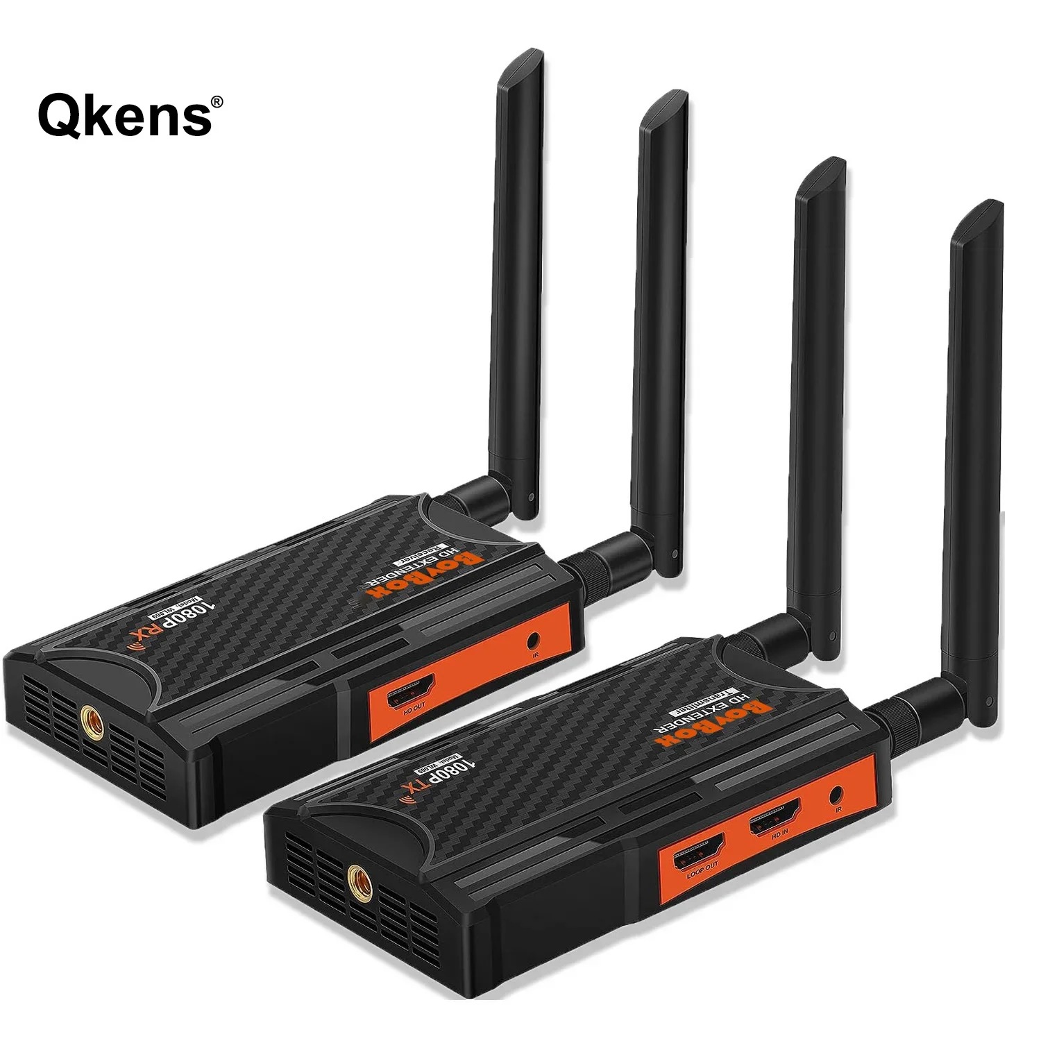 Wireless Video Adapter 200m Wireless Extender 1 2 3 4 Screen Share 250m Wireless HDMI Video Transmitter and Receiver for STB Camera PS4 Laptop PC To TV