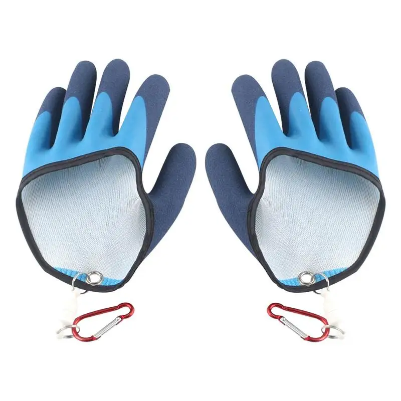 Fishing Catching Gloves Non-slip Fishing Gloves With Magnet