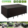 Waterproof Outdoor Terrace Garden Furniture Cover Rain And Snow Chair Cover Sofa Table And Chair Dust Cover 5