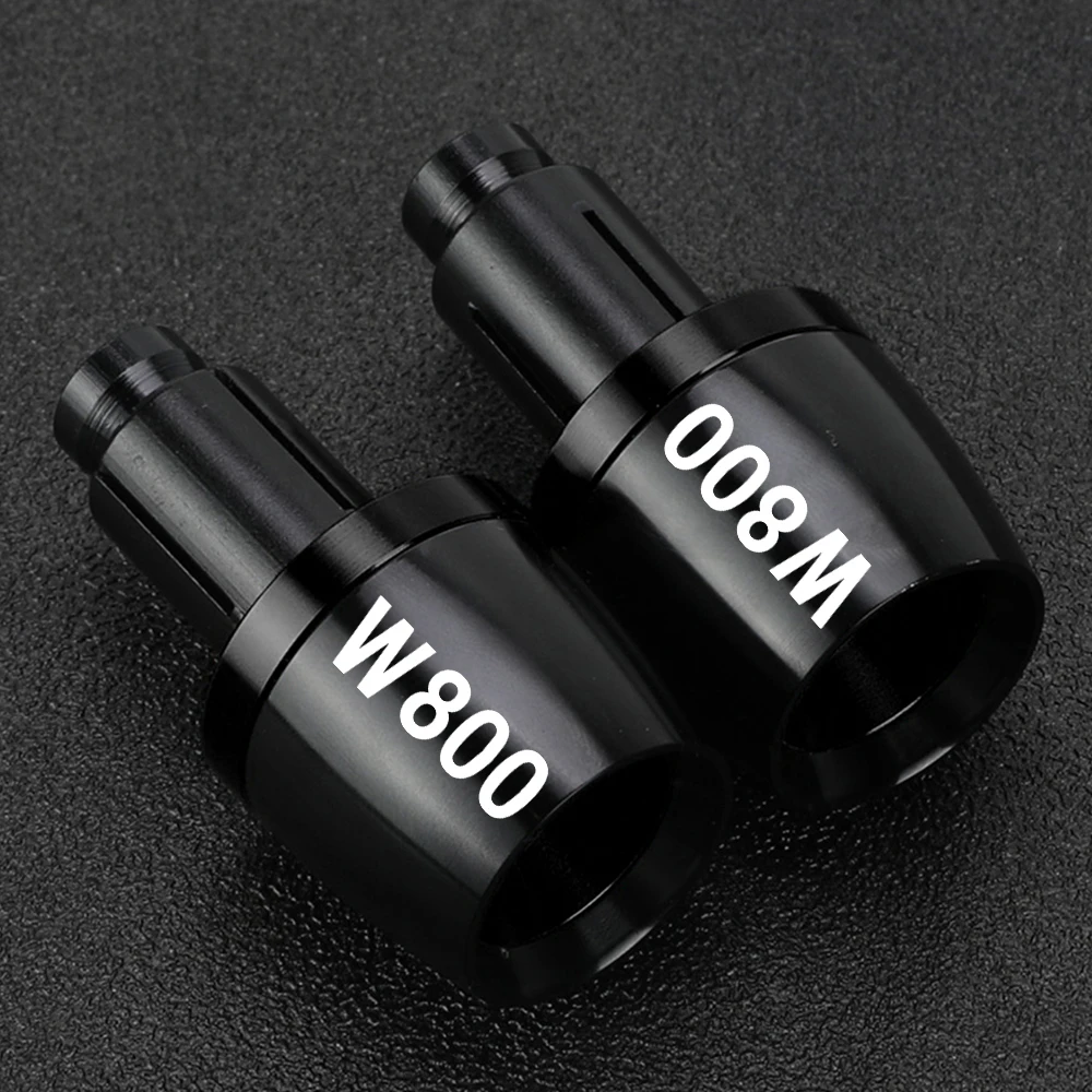 

For Kawasaki W800 2012-2023 2022 2021 2020 2019 2018 2017 W 800 Universal Handlebar Grips Bar Ends Cap Counterweight Plug Slide
