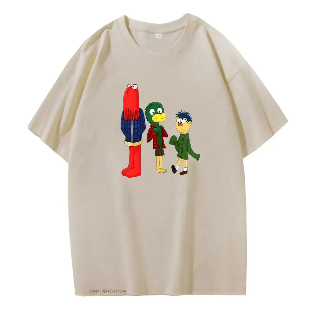 

Dont Hug Me Im Scared Clothes Mens Short Sleeve Tshirt Cartoon Printed T-Shirts Hip Hop Women Top Shirts for Men 100% Cotton Tee