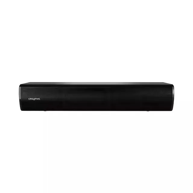 CREATIVE Stage Air V2 Compact Under-Monitor USB Soundbar Dual-Driver Passive Radiator 6 Hours of Playtime Bluetooth 5.3 Speaker