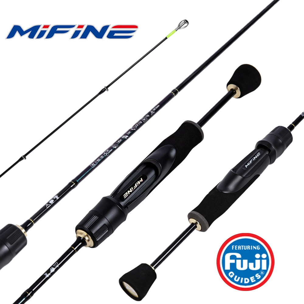 Canne à pêche ultralégère MIFINE PEGASUS UL 0.8-3.5g carbone 30T pour truite avec anneaux Fuji/RA