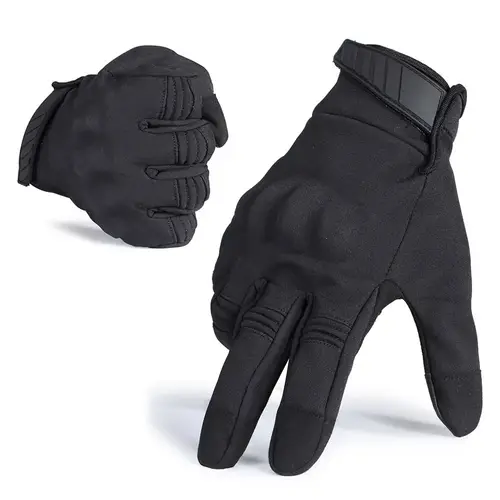 Tactical Gloves Touch Screen Full Finger Glove Hard Shell Fleece Warm Combat Airsoft Hunting Hiking Bicycle Cycling Non-slip Men - Image 7