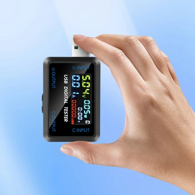 

USB-измеритель мощности, 4,5-36 В постоянного тока, 5 А, ЖК-дисплей USB/USB-ток, USB-тестер, мультиметр, скорость тестирования