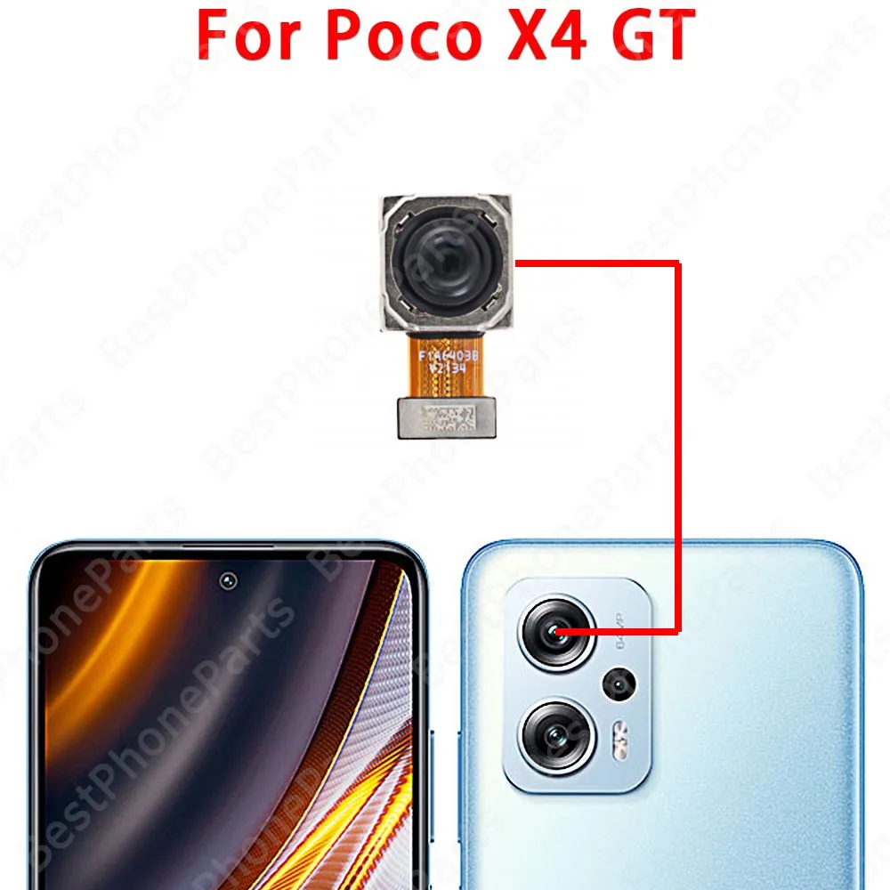 Selfie Back Camera For Xiaomi Poco X4 Pro X4 GT 5G Backside Facing