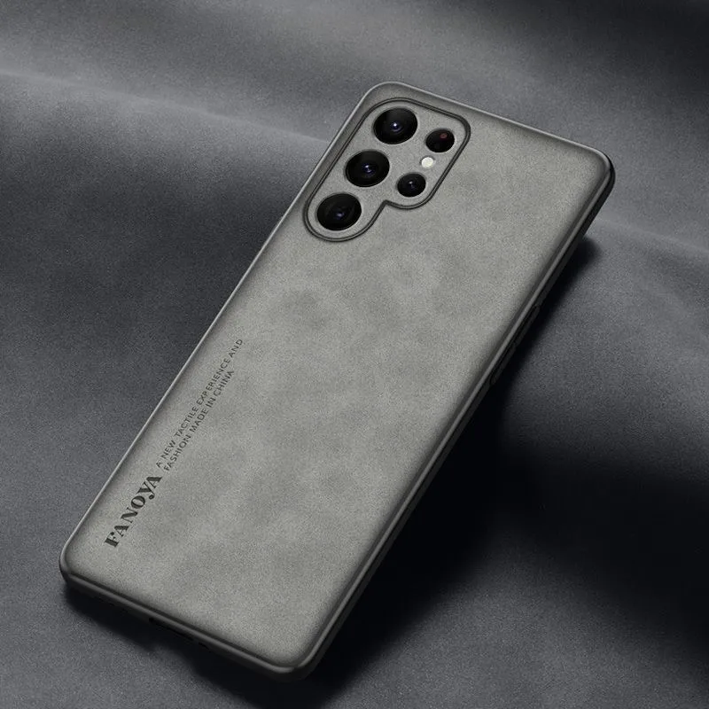 Luxury Sheepskin Leather Phone Case - Premium Back Cover
